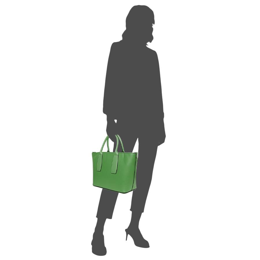 Laura Di Maggio ELISE – Shopper in dollaro verde Vendita Calda