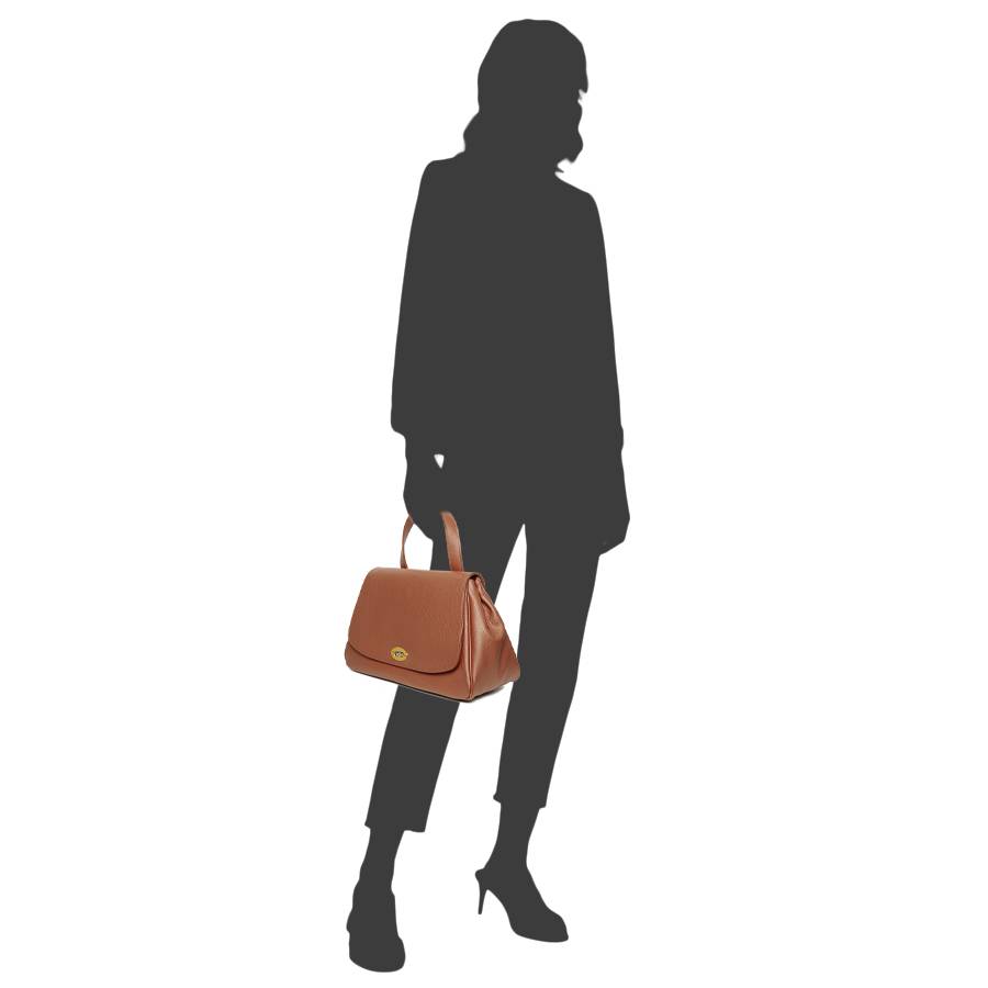 Laura Di Maggio BROOKE – Postina in pelle dollaro cuoio Vendita Economica