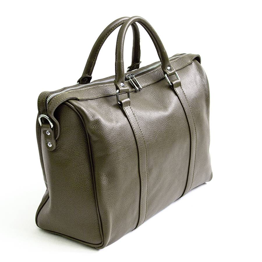 Laura Di Maggio TRAVEL – Borsone in pelle oliva Promozione
