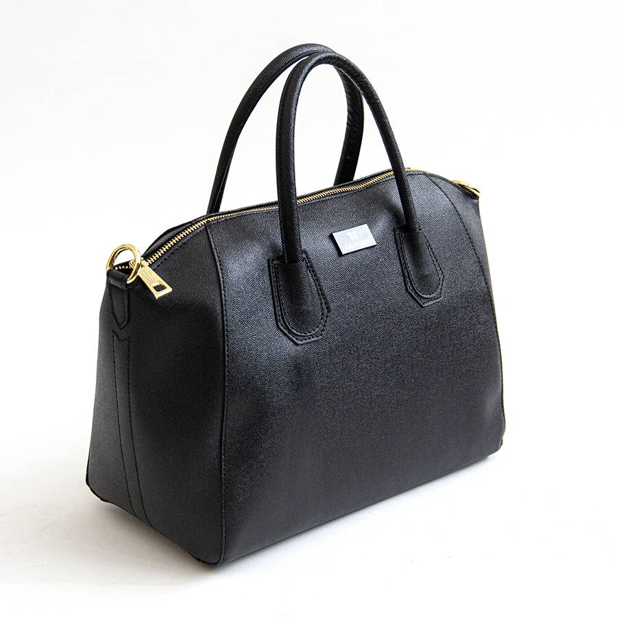 Laura Di Maggio ZAIRA BIG – baulettone in palmellato nero Promozione Limitata