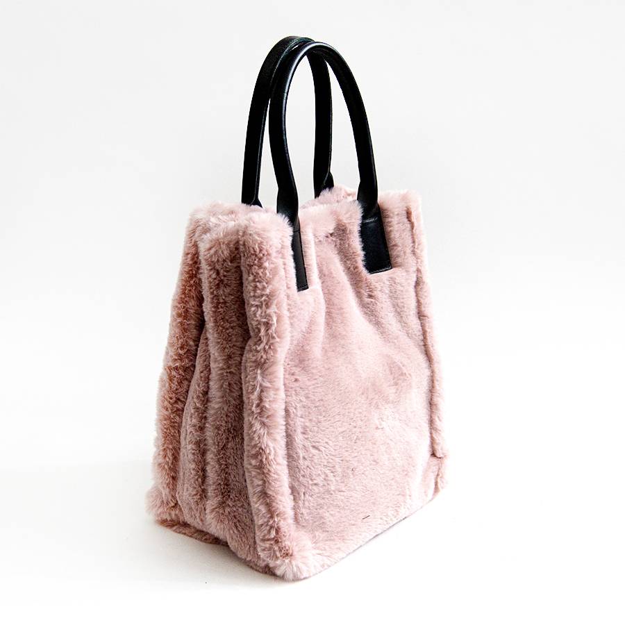 Laura Di Maggio TRUDY BIG – shopping in ecopelliccia rosa Sottocosto