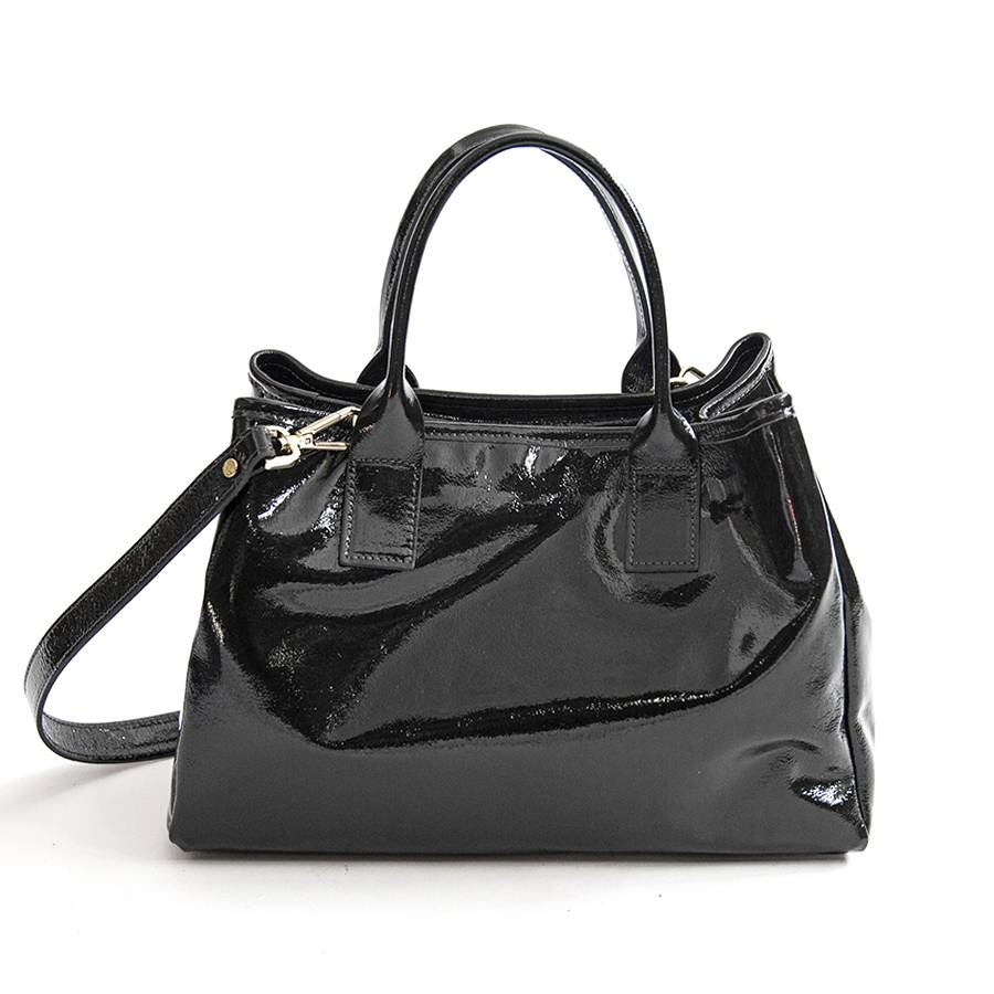 Laura Di Maggio MILANO VERNICE – borsa in pelle verniciata nera Novità