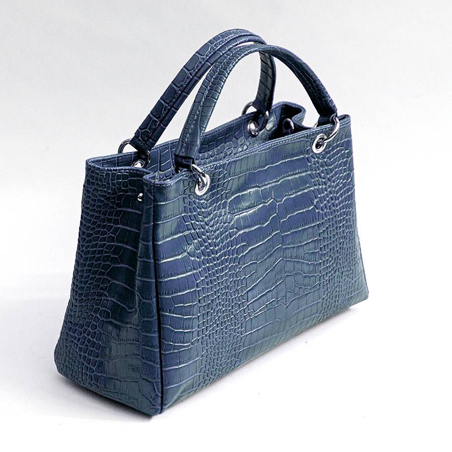 Laura Di Maggio MISTY – bauletto in pelle stampa cocco avio Offerte