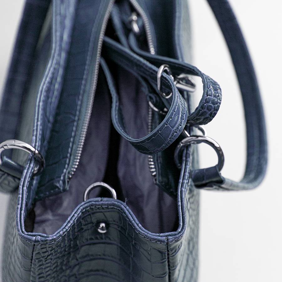 Laura Di Maggio MISTY – bauletto in pelle stampa cocco avio Offerte