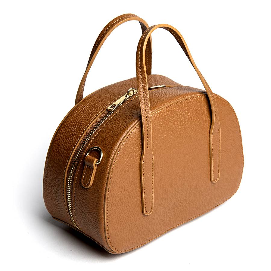 Laura Di Maggio LUNA – Bauletto in pelle dollaro cuoio Italia