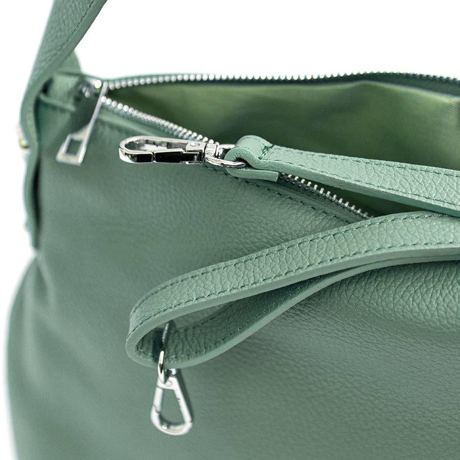 Laura Di Maggio NESSY – Sacca in pelle verde menta Vendita