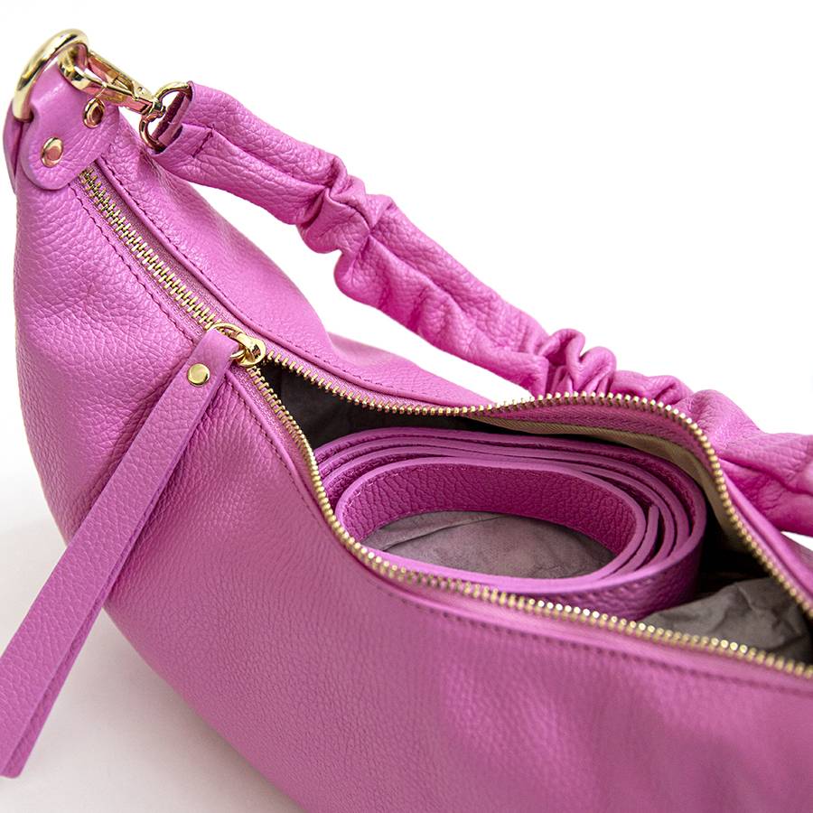 Laura Di Maggio SUSAN – Baguette in pelle rosa Qualità Garantita