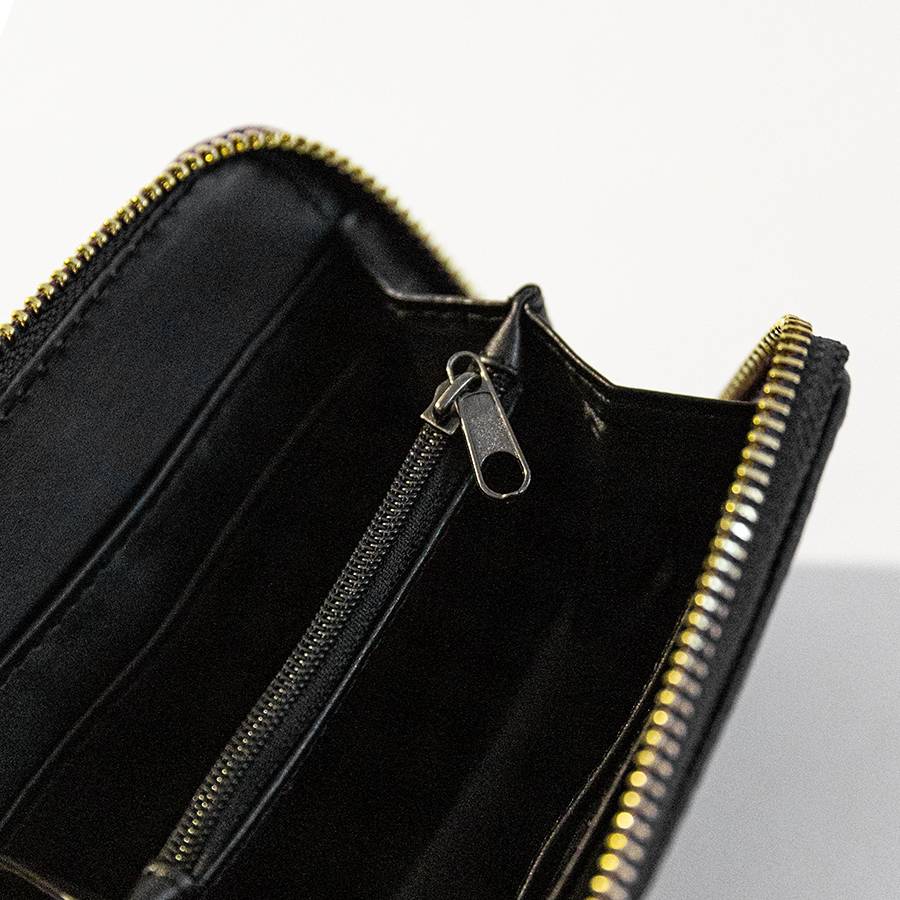 Laura Di Maggio PORTAFOGLIO Mini in pelle nero Saldi