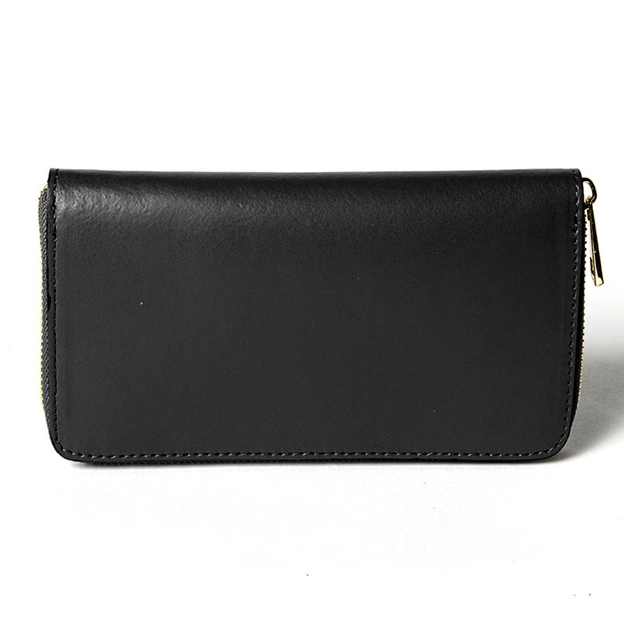 Laura Di Maggio PORTAFOGLIO in pelle elegant nero Vendita Calda