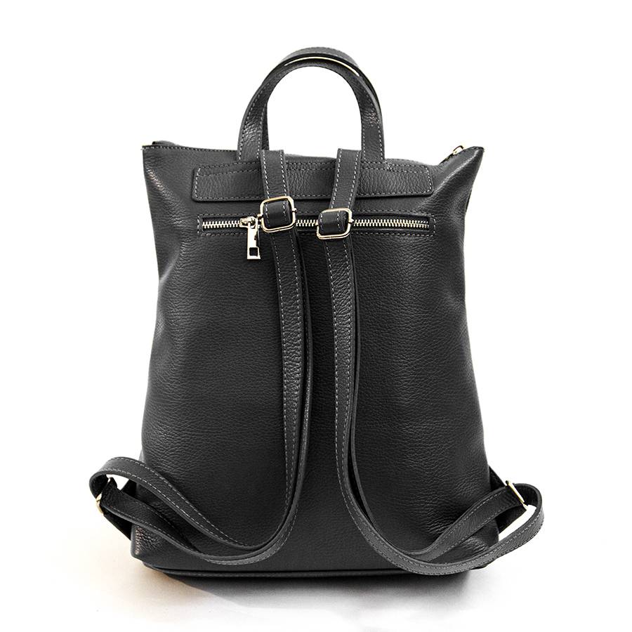 Laura Di Maggio YALE – Zaino in pelle nero Presa