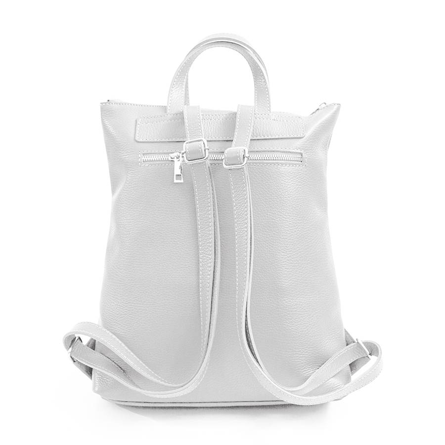 Laura Di Maggio YALE – Zaino in pelle bianco Economico