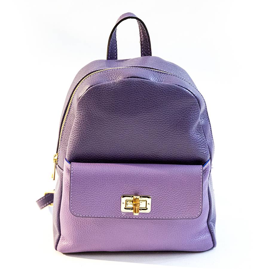 Laura Di Maggio NEMO – Zaino in pelle lilla & violetto Online
