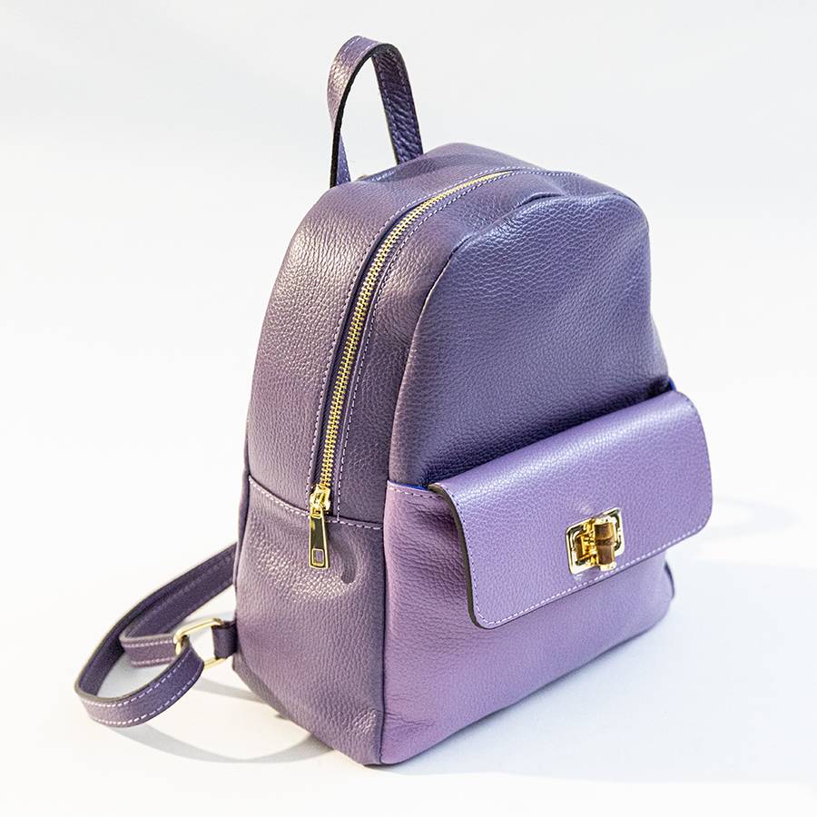 Laura Di Maggio NEMO – Zaino in pelle lilla & violetto Online