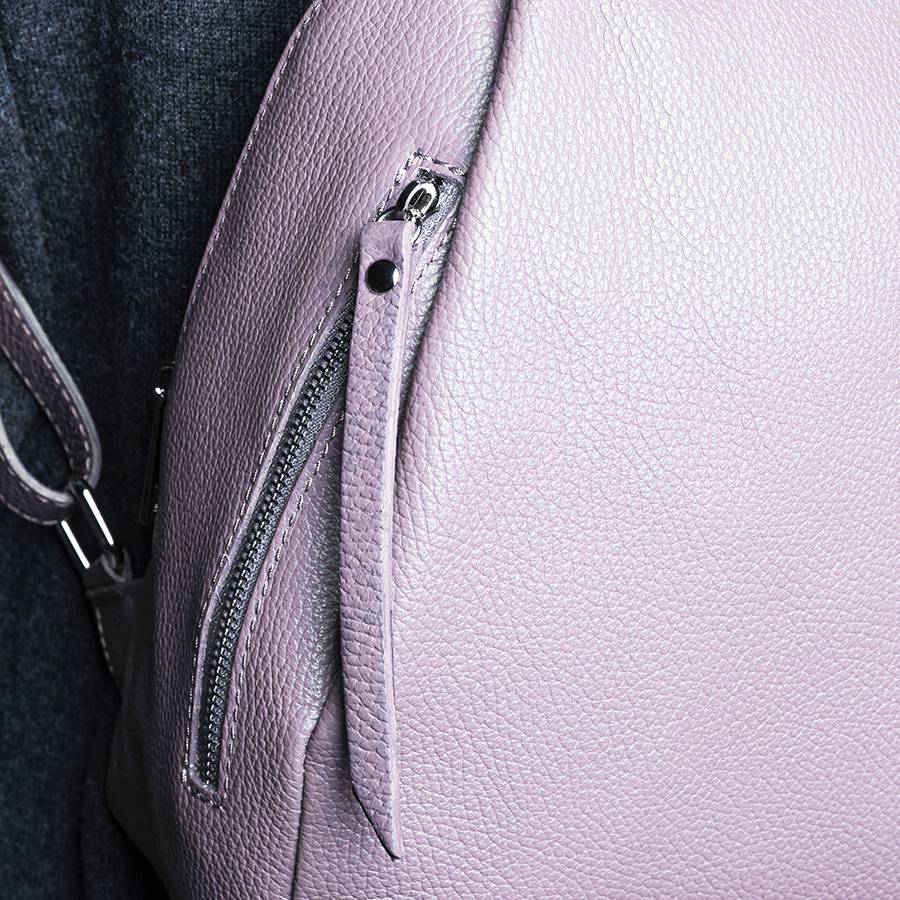 Laura Di Maggio ZIP – zainetto in pelle dollaro lilla Saldi
