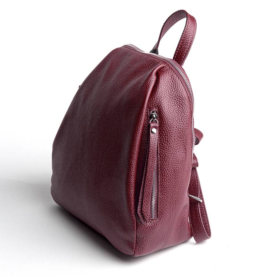 Laura Di Maggio ZIP – zainetto in pelle dollaro rubino Offerte
