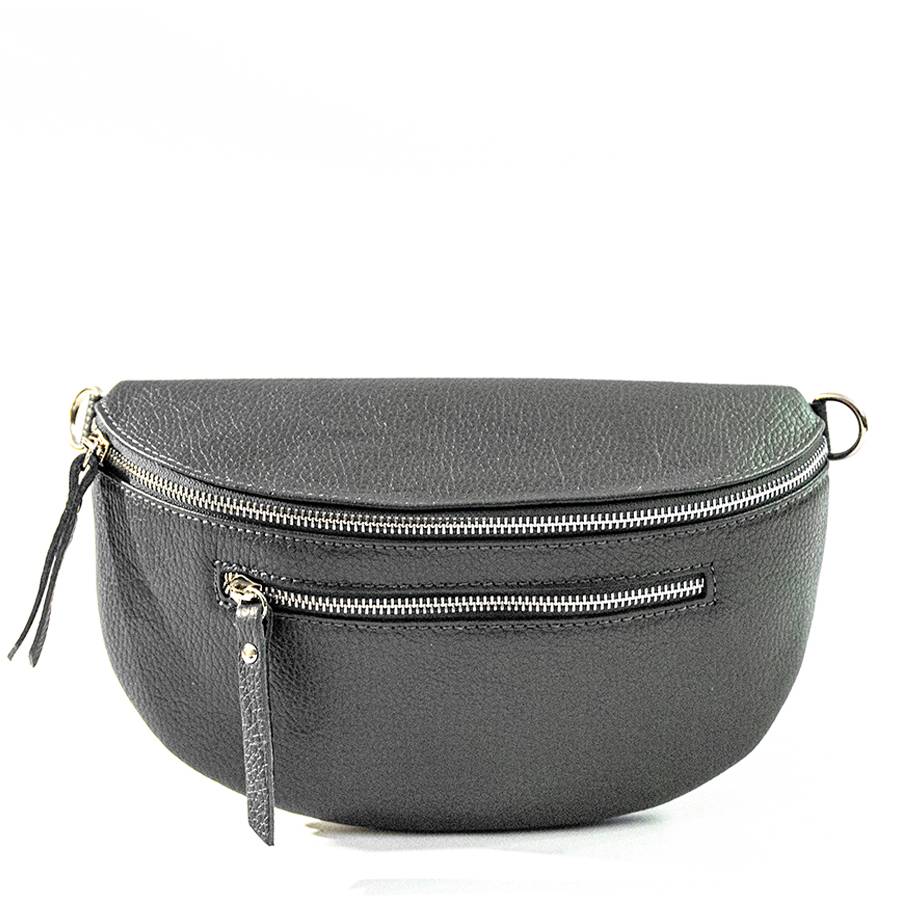 Laura Di Maggio MARSUPIO in pelle dollaro grigio 2025