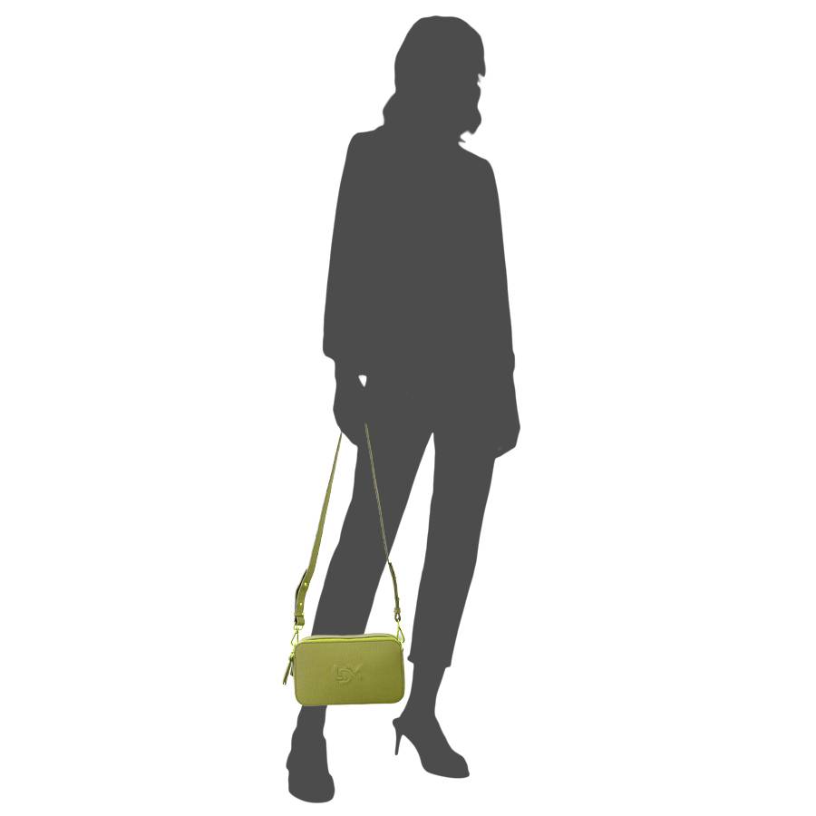 Laura Di Maggio LOIS – Saponetta in pelle dollaro stampata lime Economico