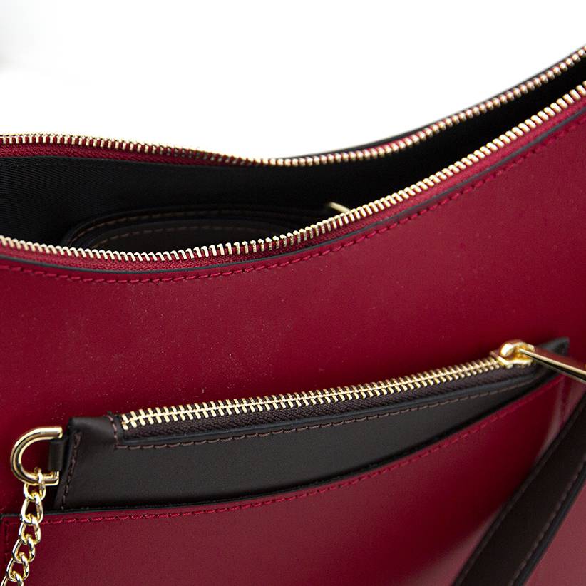 Laura Di Maggio LENA – Borsa a spalla in pelle elegant rubino Outlet