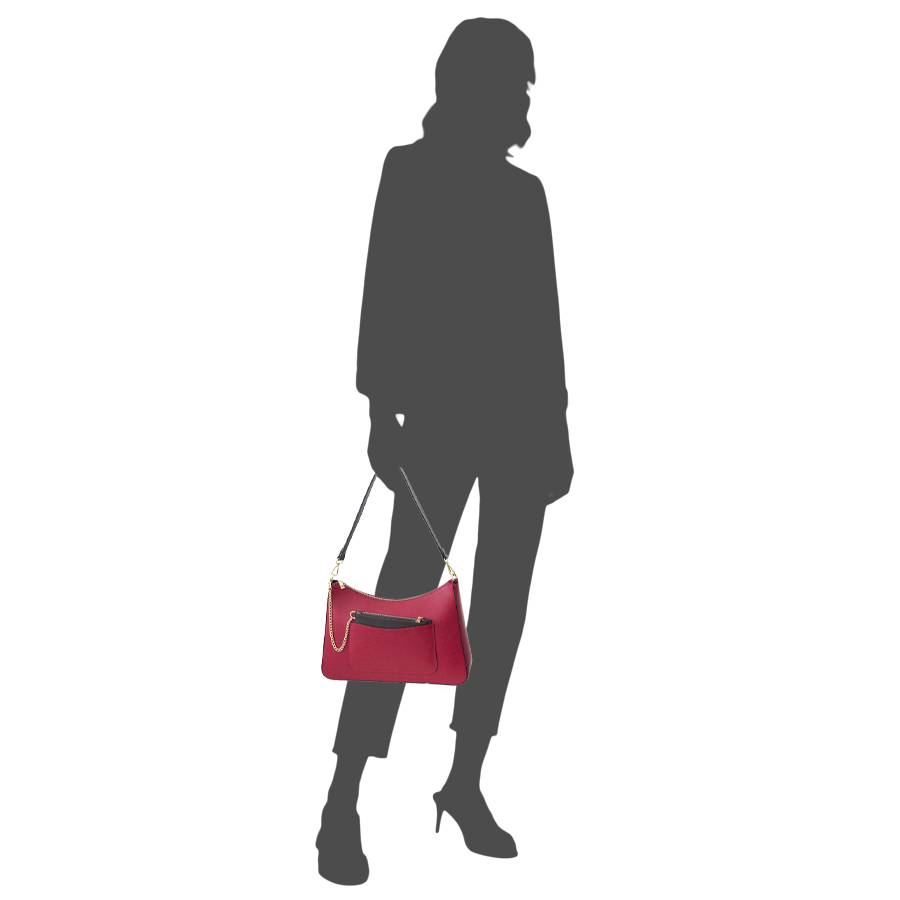 Laura Di Maggio LENA – Borsa a spalla in pelle elegant rubino Outlet