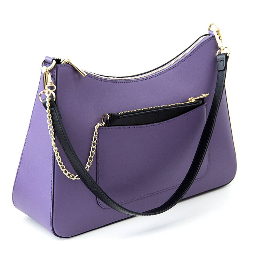 Laura Di Maggio LENA – Borsa a spalla in pelle elegant viola In Vendita