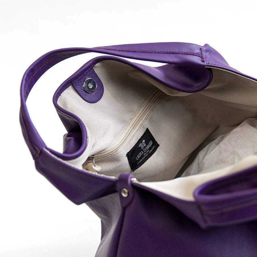Laura Di Maggio ELSA – Sacca maxi in pelle nappa viola I Più Venduti