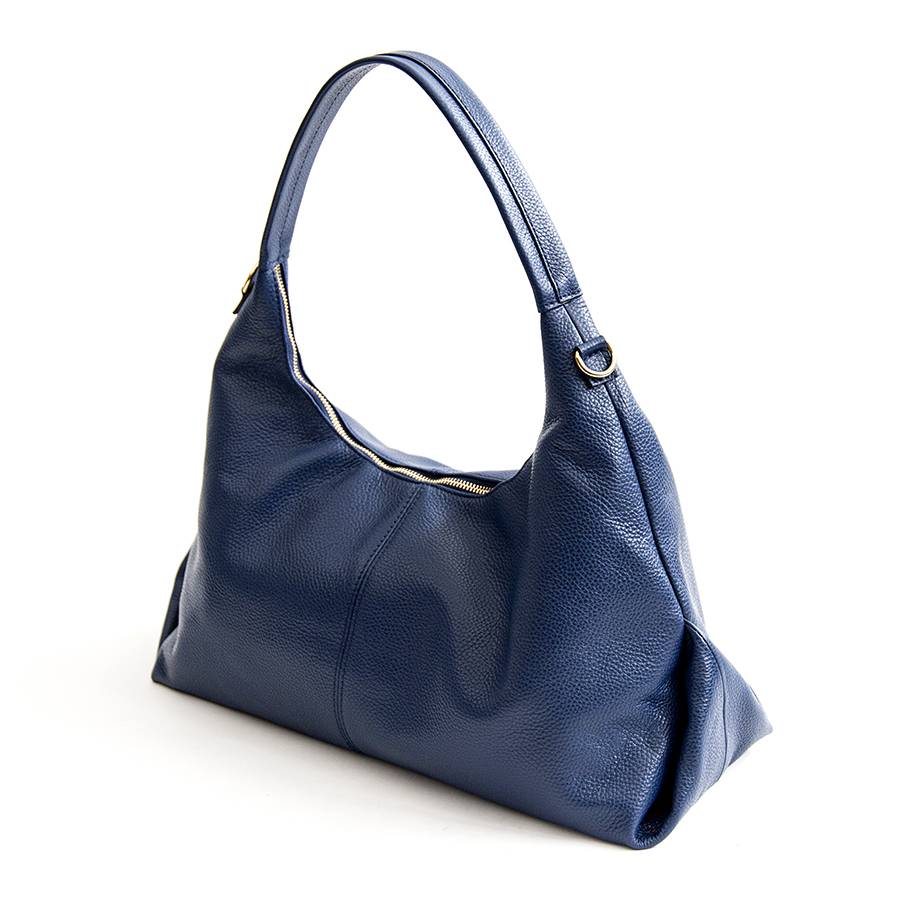 Laura Di Maggio VANESSA – Maxi sacca in pelle blu Promozione