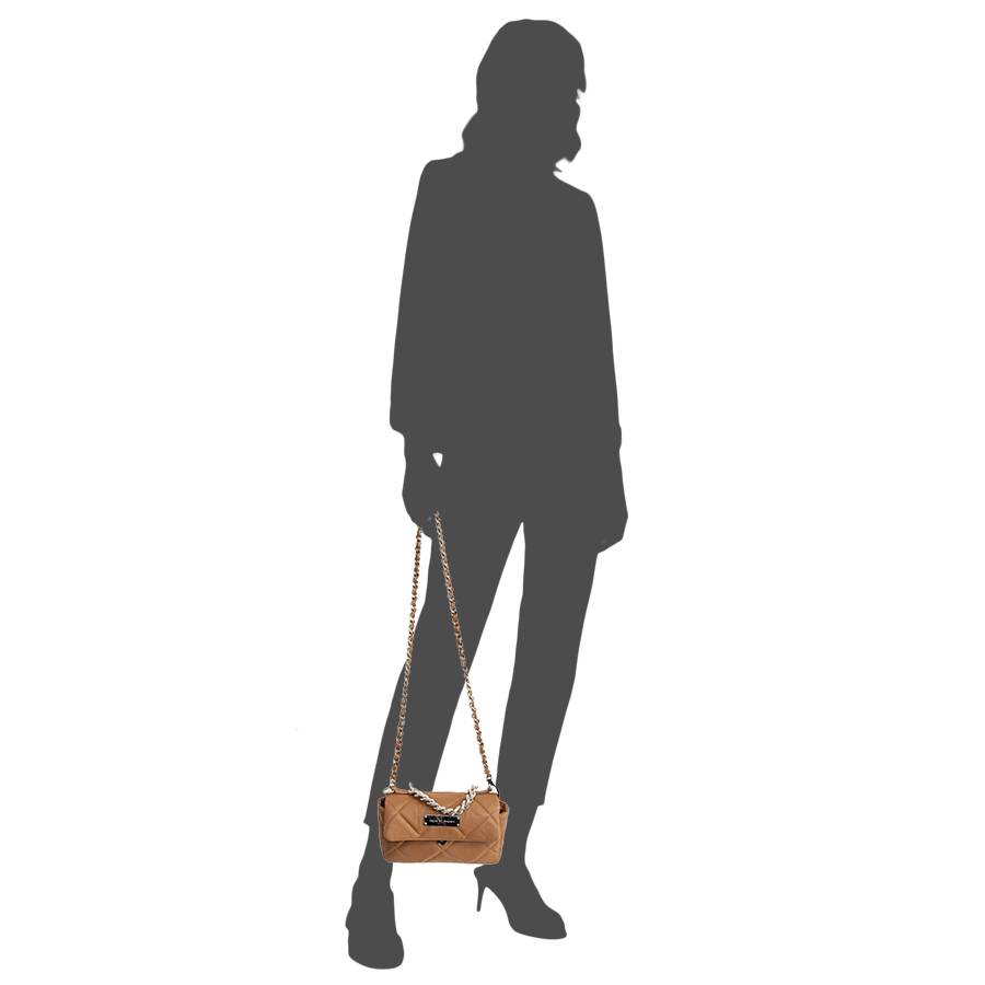 Laura Di Maggio DAISY – borsetta sera trapuntata colore cuoio Promozione Limitata