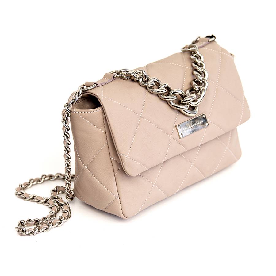 Laura Di Maggio EDITH – borsa trapuntata elegant cipria Fino Al -60%