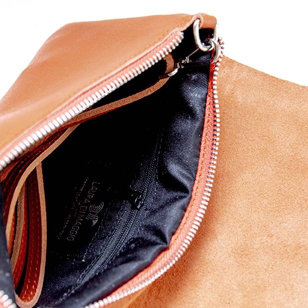 Laura Di Maggio CLAIRE – pochette sottile arancio in pelle dollaro Novità