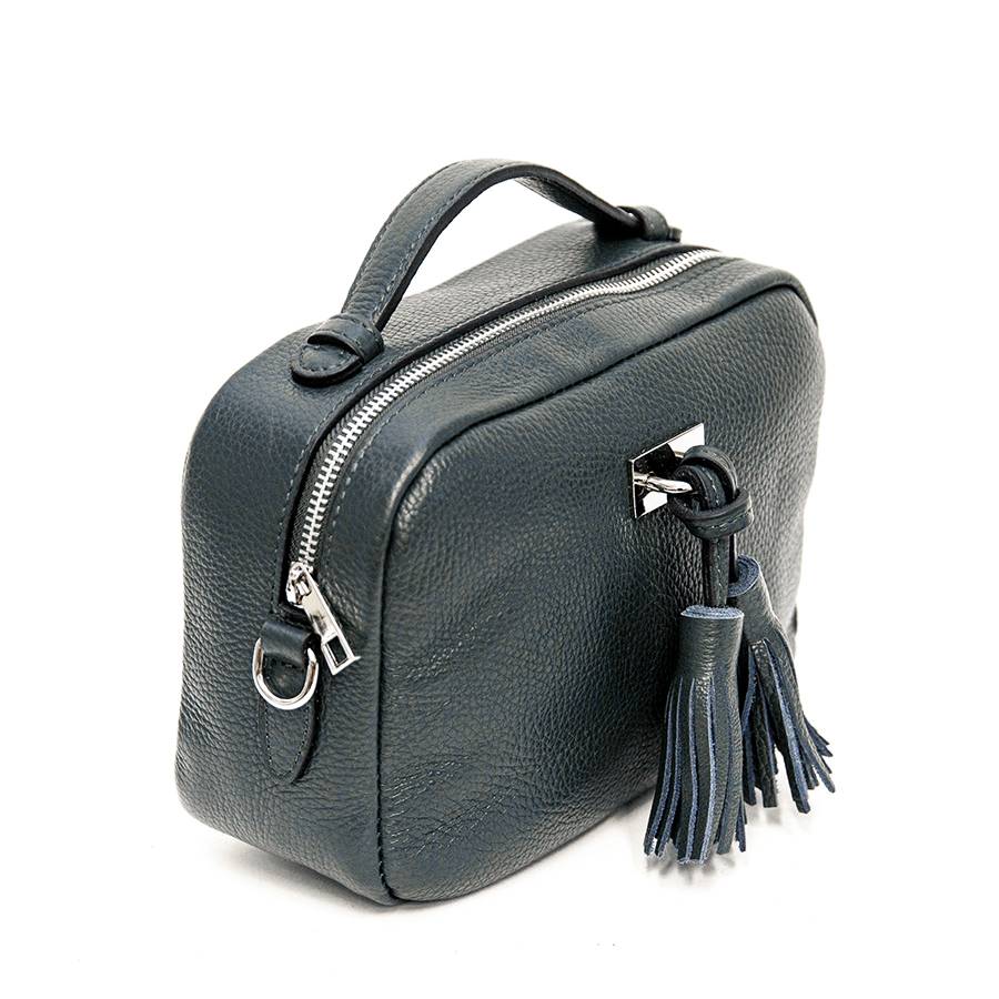 Laura Di Maggio SAIPH – borsa piccola in pelle dollaro blu Offerta