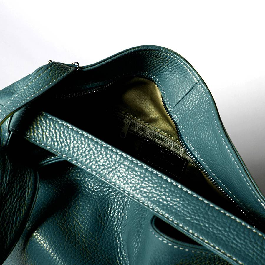 Laura Di Maggio VENICE – Zaino/borsa in pelle dollaro petrolio Hotsell