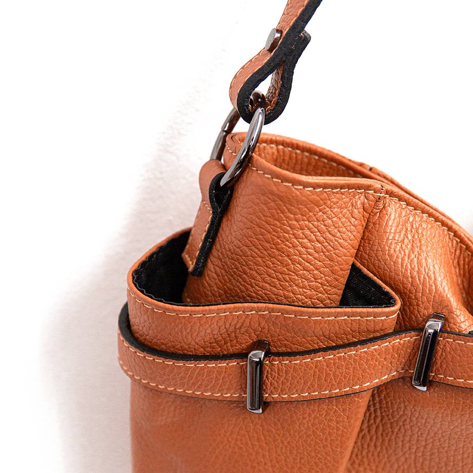 Laura Di Maggio ELYN – Borsa in pelle dollaro arancio In Saldo