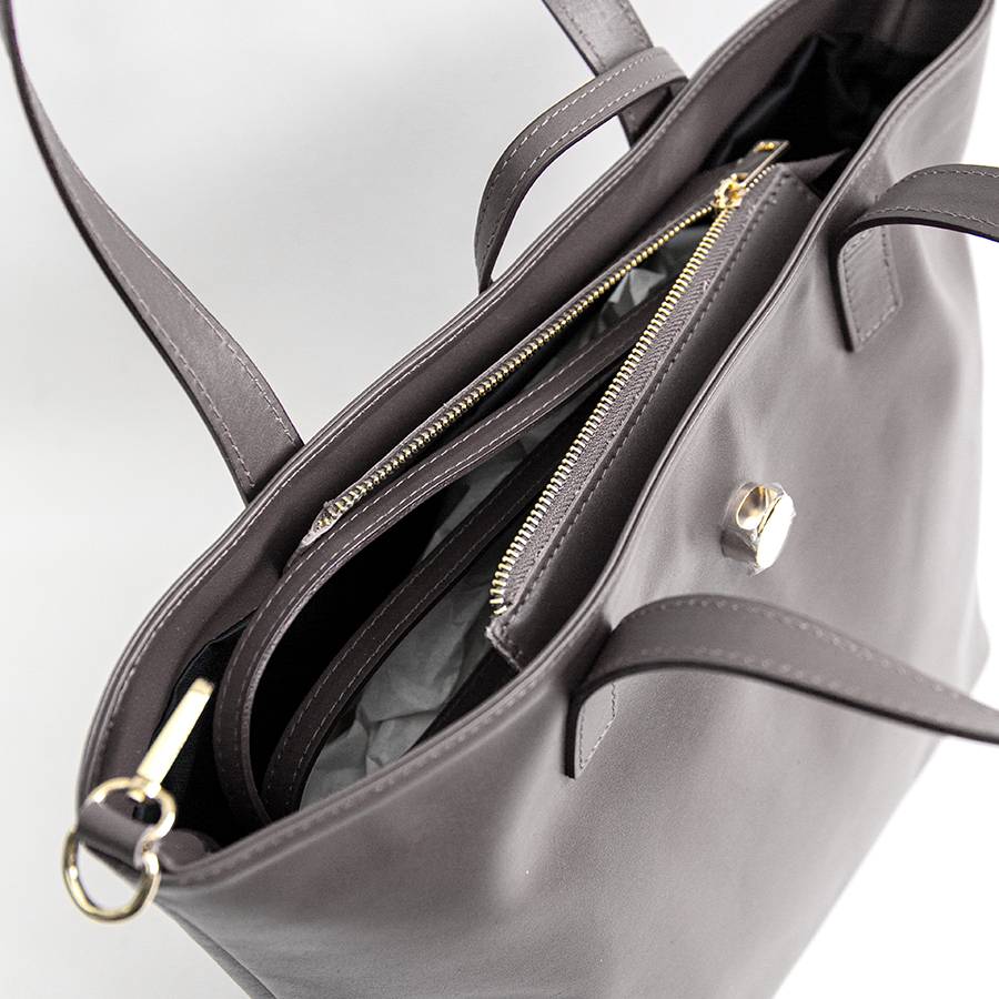Laura Di Maggio LADY – shopping in pelle soft acacia Online