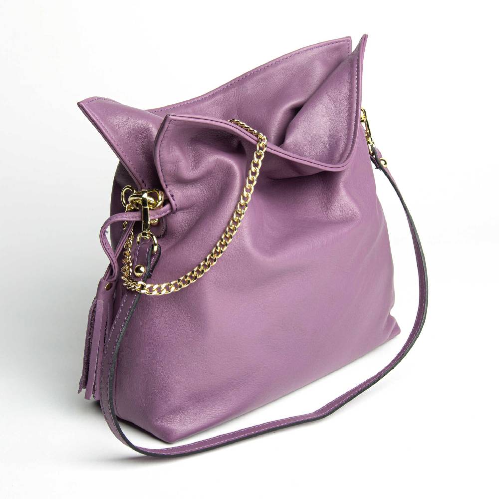 Laura Di Maggio GELSA – Sacca in pelle nappa malva Moda