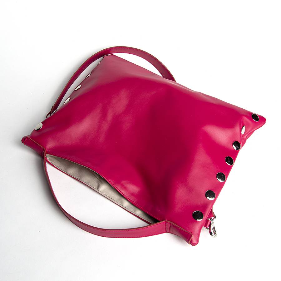 Laura Di Maggio JILLIAN MEDIUM – Borsa in pelle nappa azalea Vendite Flash