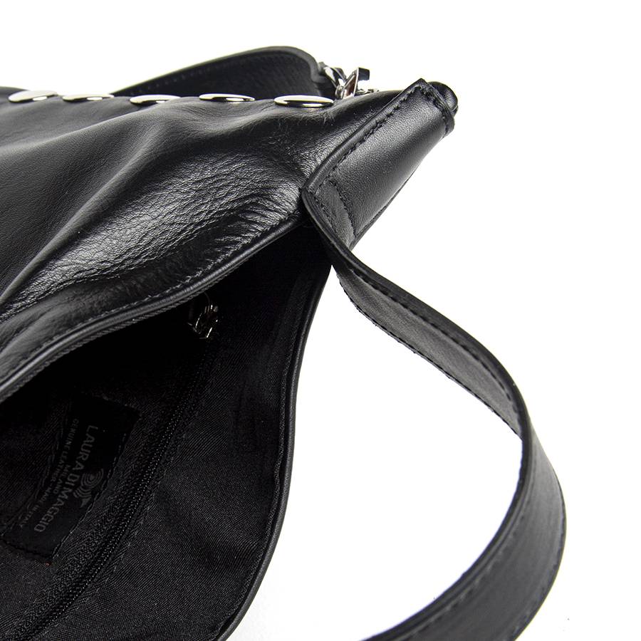 Laura Di Maggio JILLIAN SMALL – Borsa in pelle nappa nera Negozio