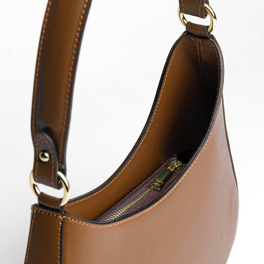 Laura Di Maggio EDI – borsa Hobo in pelle elegant cuoio Promozione Limitata