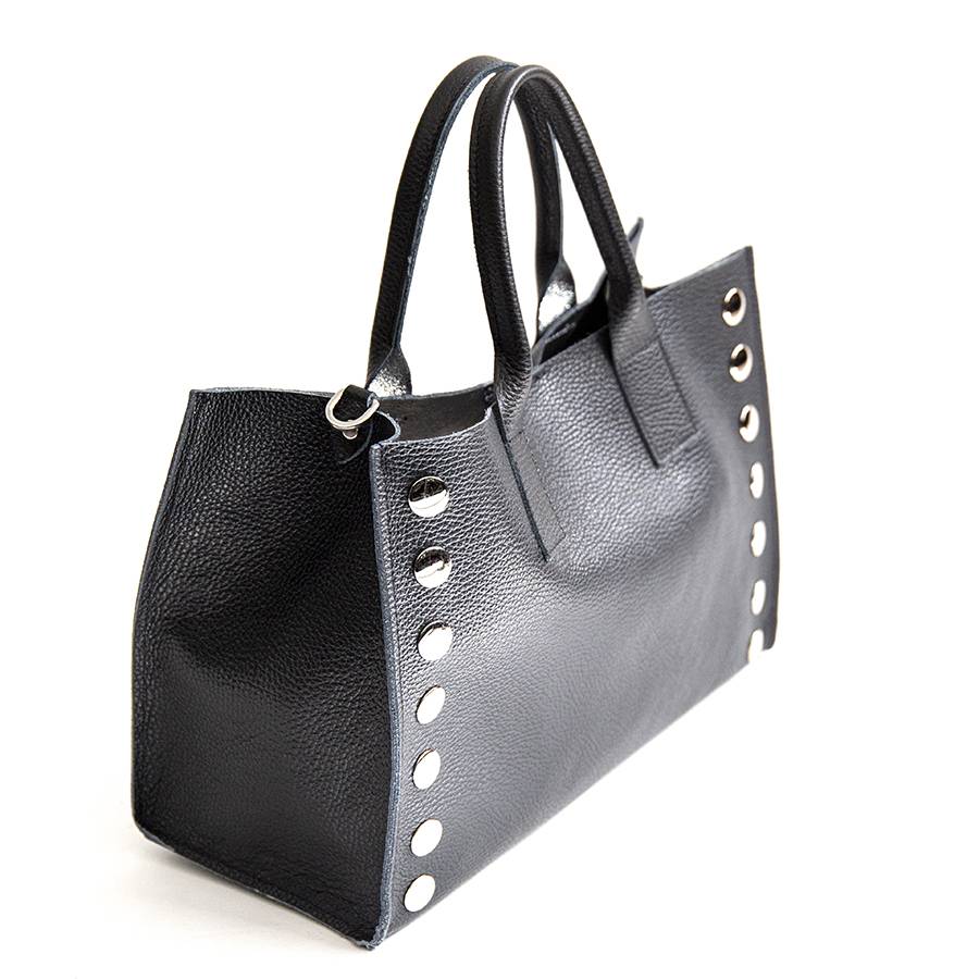 Laura Di Maggio SAM BIG – Shopping con borchie in pelle nera Convenienza