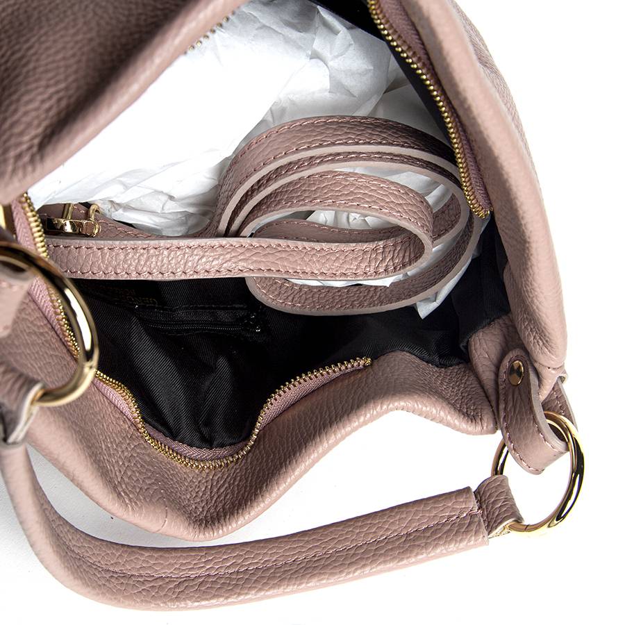 Laura Di Maggio JENNY – Sacca morbida in pelle dollaro rosa antico Outlet