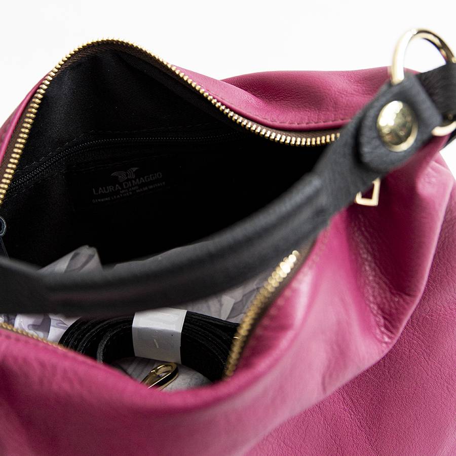 Laura Di Maggio DEMY – Sacca in pelle nappa fuxia Prezzo di fabbrica