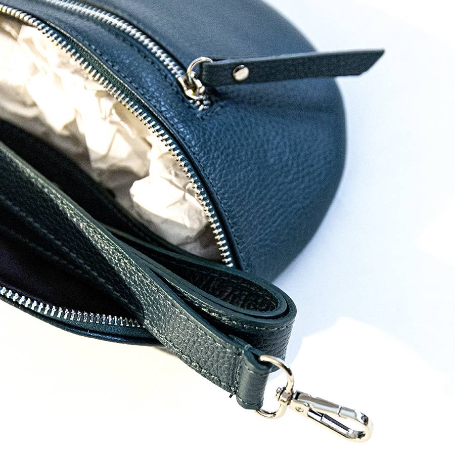 Laura Di Maggio MARSUPIO in pelle dollaro petrolio Cyber Monday
