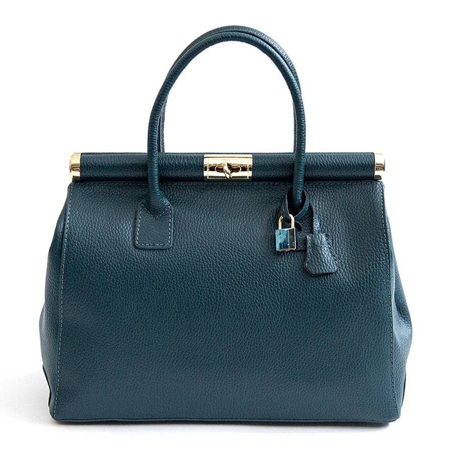 Laura Di Maggio DOCTOR – bauletto in pelle dollaro ottanio Offerta natalizia