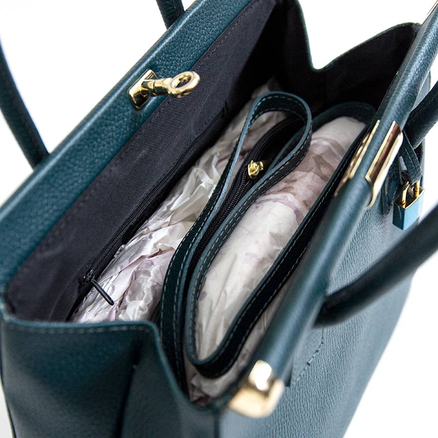 Laura Di Maggio DOCTOR – bauletto in pelle dollaro ottanio Offerta natalizia