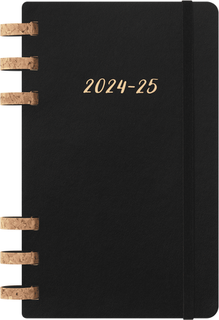 Moleskine Student Life Diary 2024/202512 mesi, Spirale, Nero