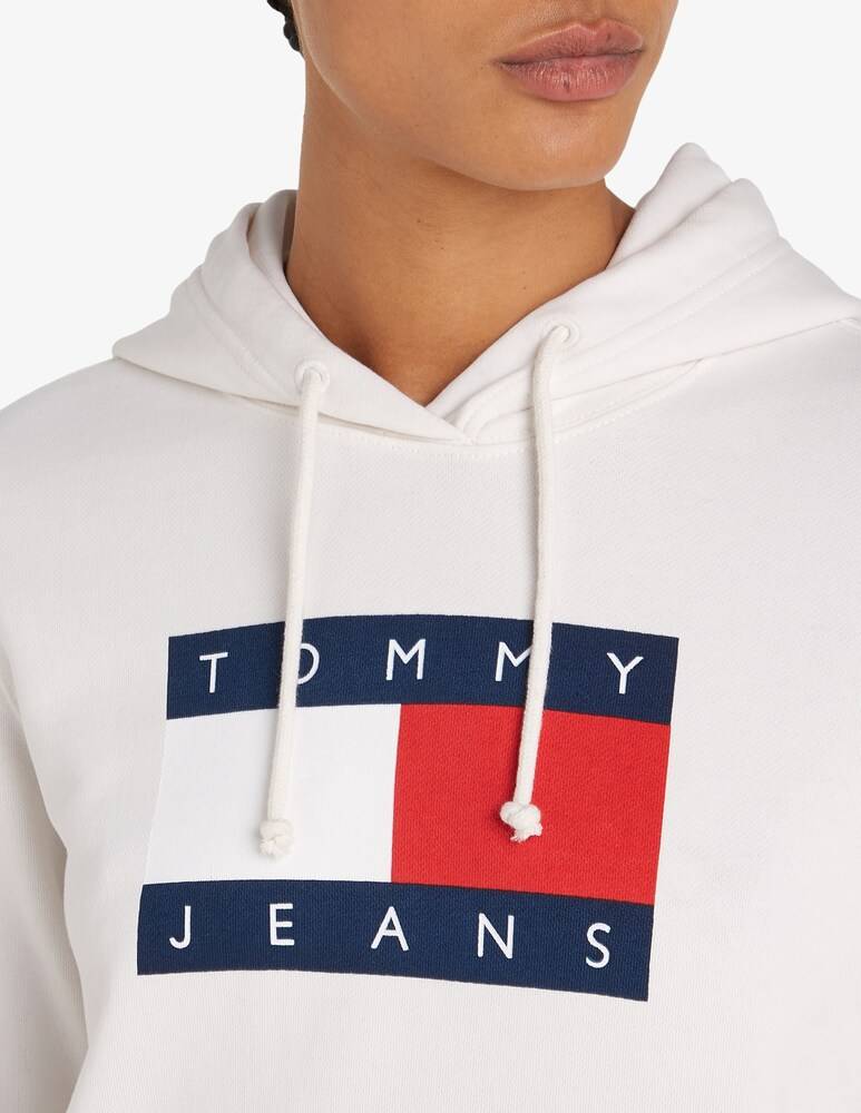 Tommy Jeans Felpa con cappuccio in cotone Vendite Flash