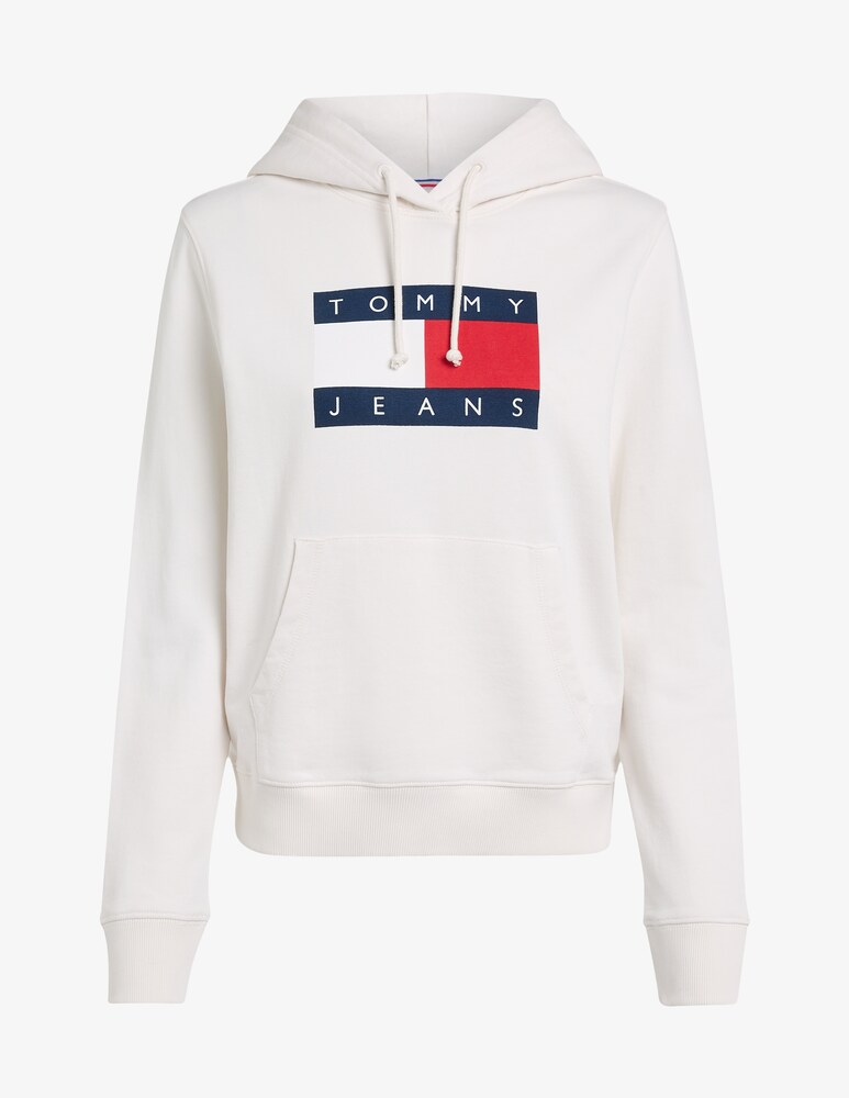 Tommy Jeans Felpa con cappuccio in cotone Vendite Flash
