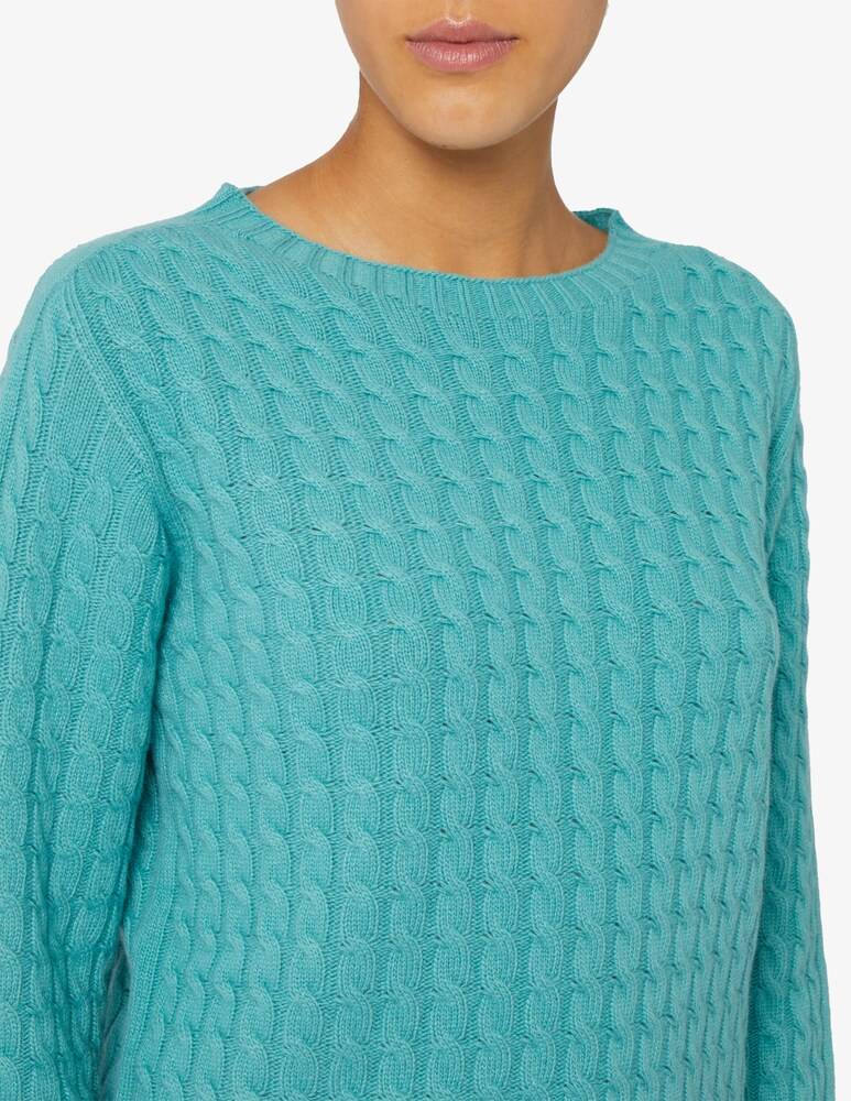 Elizabeth Ascot Maglione scollo a barca con treccia 2025