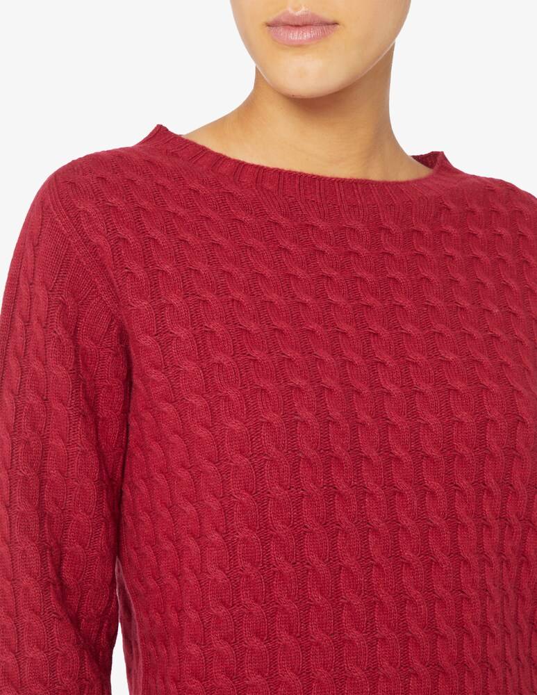 Elizabeth Ascot Maglione scollo a barca con treccia Italy