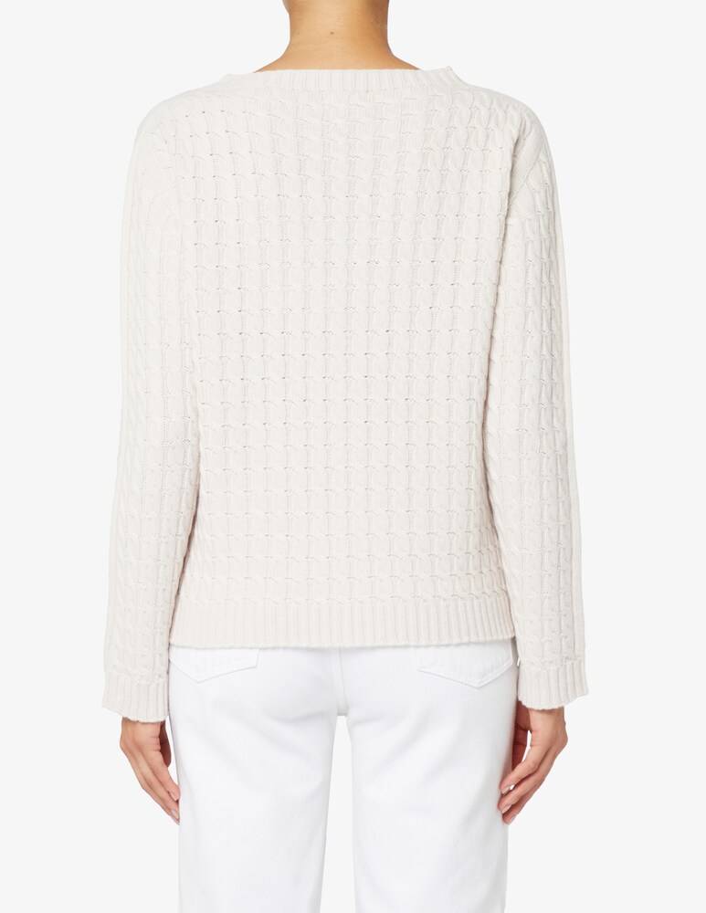 Elizabeth Ascot Maglione scollo a barca con treccia Italia