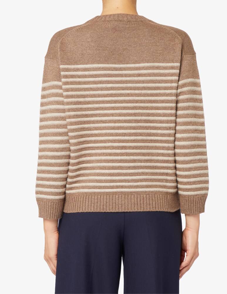 Rinascente Collection Maglione girocollo a riga boxy Shopping Online